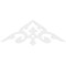 Ekena Millwork Pitch Whitman Architectural Grade PVC Gable Pediment, 48"W x 8"H x 1"P (4/12) GPP048X008X100WHI - alternate 3